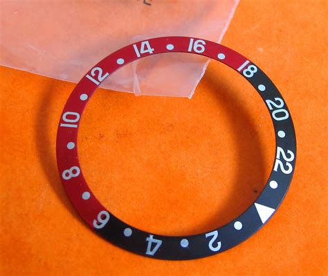 rolex gmt bezel insert sizes|genuine Rolex bezel insert.